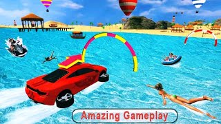 Water Surfer Car Floating Beach Drive | Best Free Games For Android | Android gameplay screenshot 2