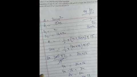 Class 8th Chapter Area of a Trapezium and a Polygon(Part 1)