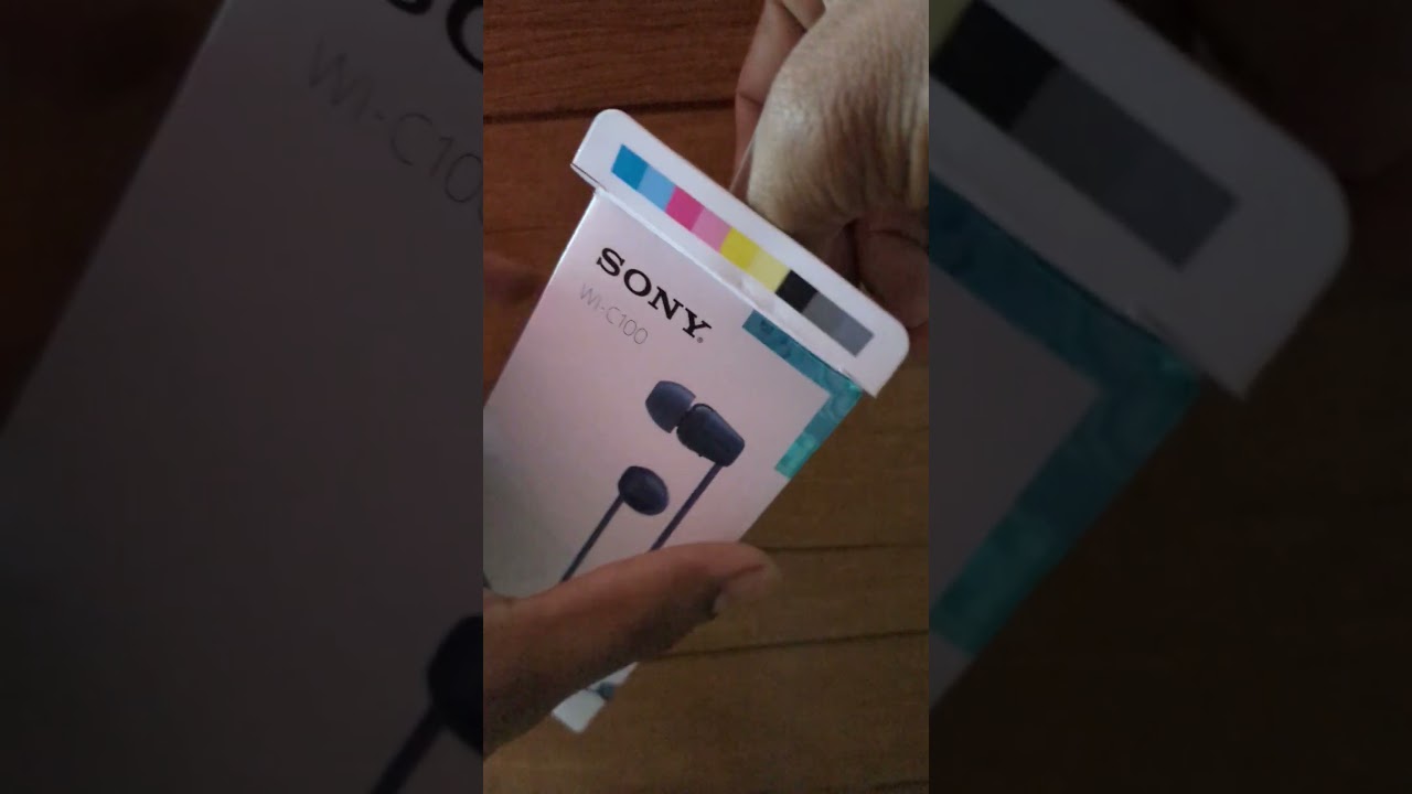 Sony wl c100 original box unboxing