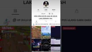 jual akun tiktok, folowers murni hasil fyp semua,kira kira laku berapa yah?