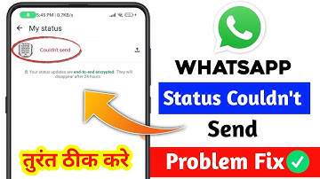 How to Fix WhatsApp Status Couldn