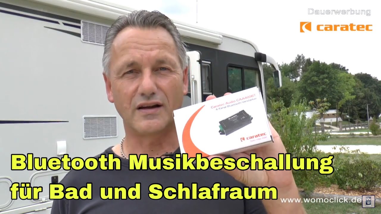 Musik im Schlafraum mit Soundsystem CAS101BT / womoclick 