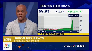 Jfrog shares leap past 26% on better-than-expected quarterly results