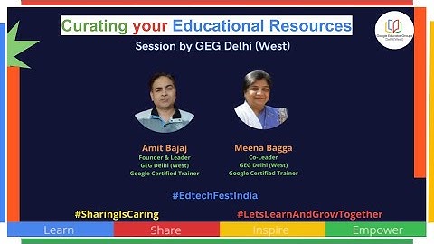 Curating your Educational Resources