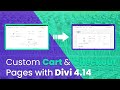 Creating custom cart and checkout pages using the new divi woocommerce modules