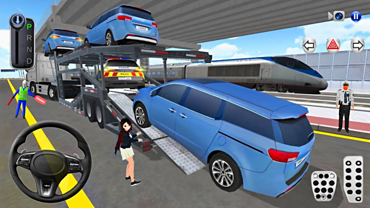 New Kia Carnival Transport to Building Parking Garage🚘🅿️ 3D Driving Class 2025 - Android Gameplay🎮