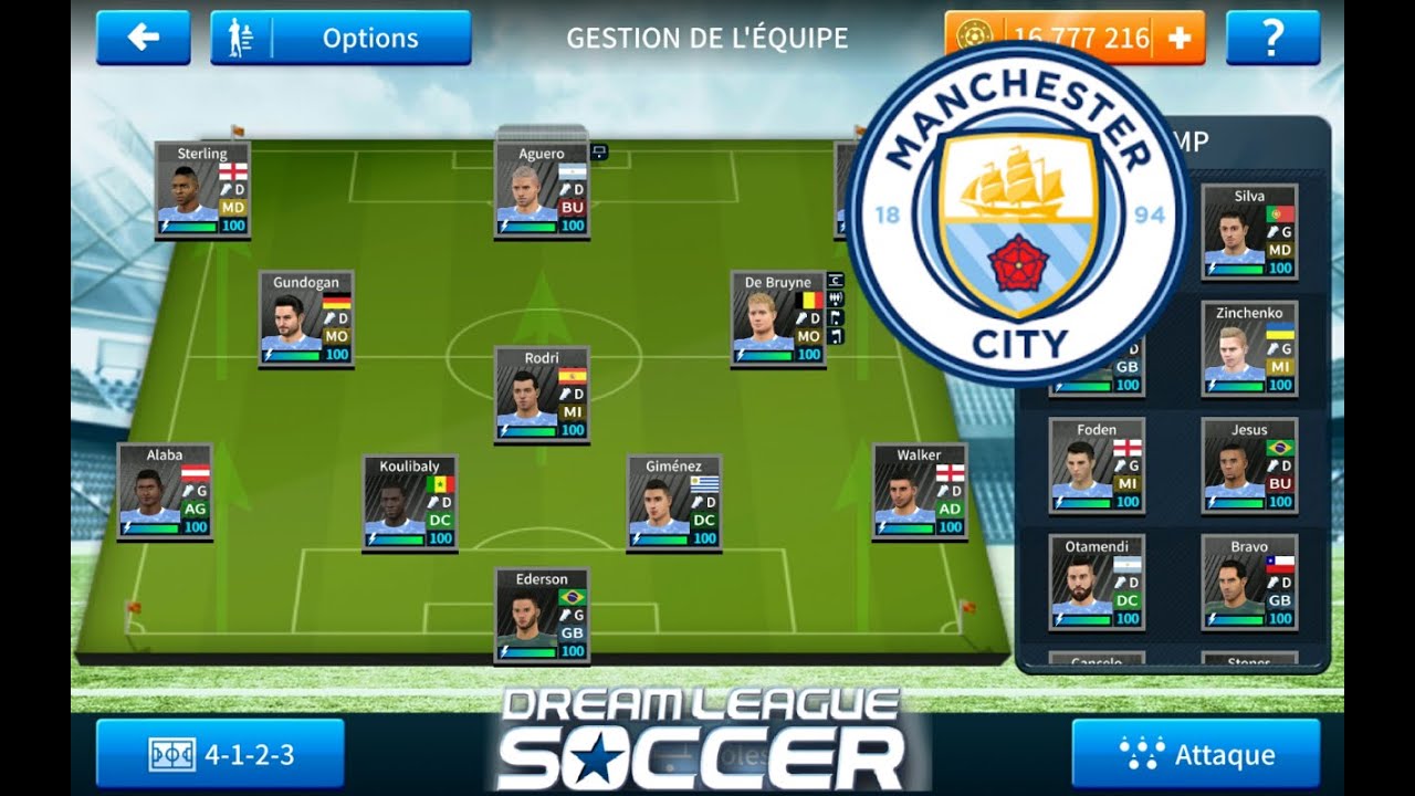 How to create Manchester City team with DLS 19 team 2020 ...