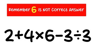 Maybe 1 in 10 People Can Solve This Pemdas Math problem