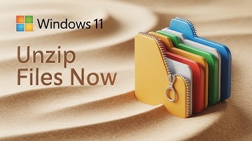 How To Unzip Zip Files On Windows 11