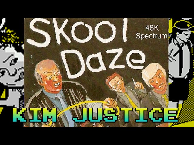 Skool Daze + Back to Skool Review - ZX Spectrum - Kim Justice