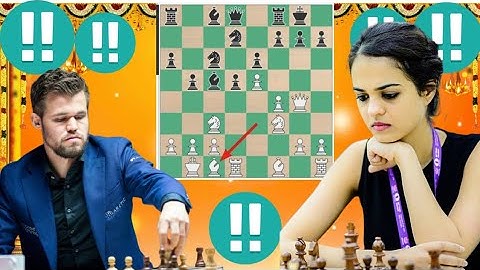 Creative Magnus Carlsen vs Tania Sachdev 133