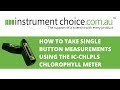 How to Take Single Button Measurements Using the Atleaf Chlorophyll Meter - IC-CHLPLS