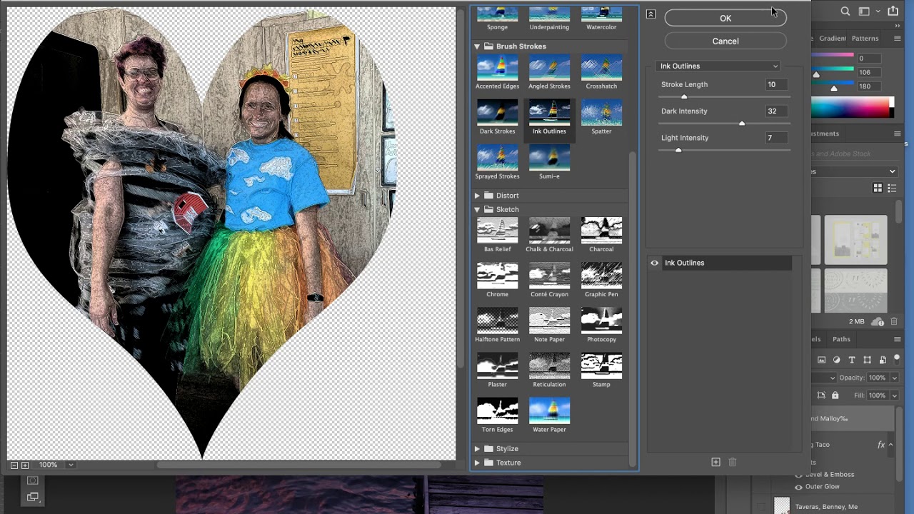 Applying filters in Photoshop - YouTube