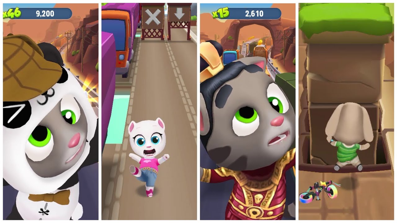 Talking Tom Gold Run - All Best Funny Fails