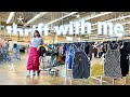 THRIFT WITH ME // thrifting *WITHOUT* checking any prices ~ they did me DIRTY!!!