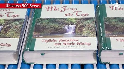 Shrink Wrapping Single Books (Kallfass Universa 500 Servo High Speed Shrink Wrap Machine)