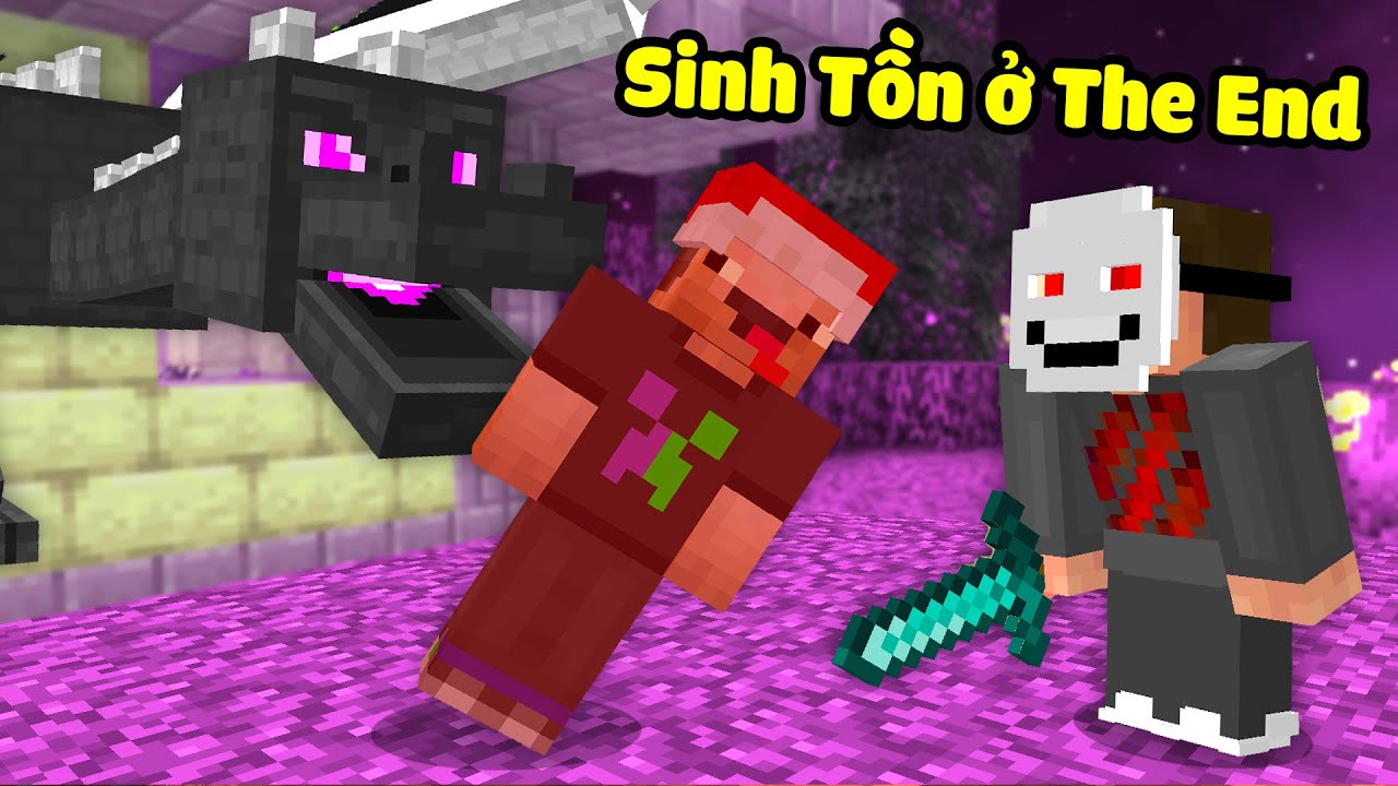 Minecraft nhưng mình sinh tồn ở The End - YouTube