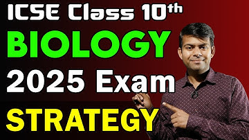 Biology 2025 Exam Paper Pattern & Strategy | Important | ICSE Class 10th #amplifylearning