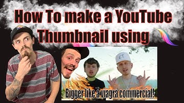 How to “YouTube thumbnail “ on procreate