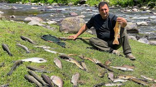 Chef Tavakkul Caught A Whole Bucket of Fish and Cooked a Real Delicacy by a Signature Recipe!