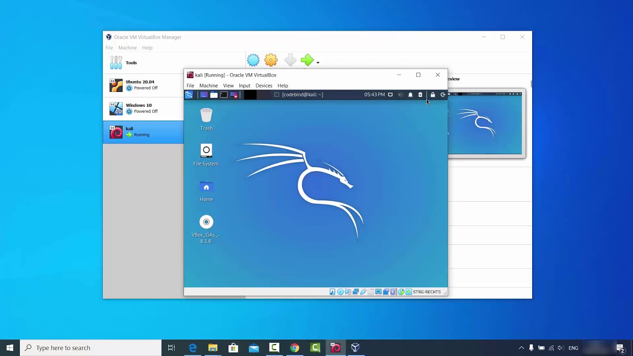 how to install virtualbox windows 10 home addition
