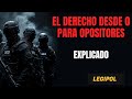 El Derecho desde CERO | Tema 1 EXPLICADO Oposiciones Policía Nacional
