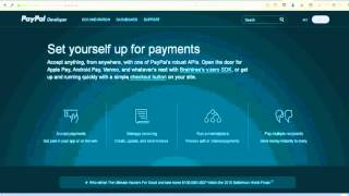 Ebay sandbox Account creation