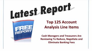 Top 125 Account Analysis Line Items For Negotiating Fees