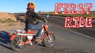 1970 Honda Trail 90 - First Ride In 20 Years! by Jennies Garage 20,082 views 1 month ago 11 minutes, 36 seconds