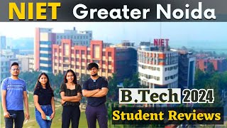 NIET College Greater Noida Student Review 🤯 | Admission | Placement | Fees | Campus Tour | cse