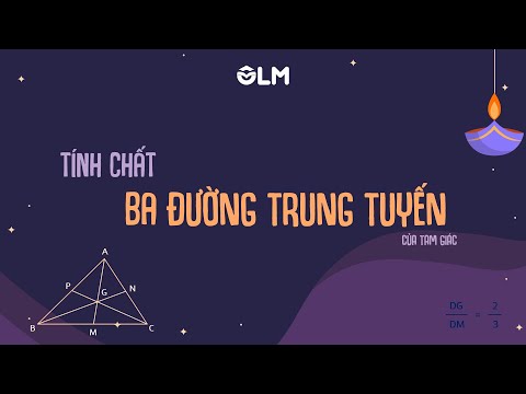 Video: Làm thế nào để bạn tìm thấy trung tuyến và trọng tâm của một tam giác?