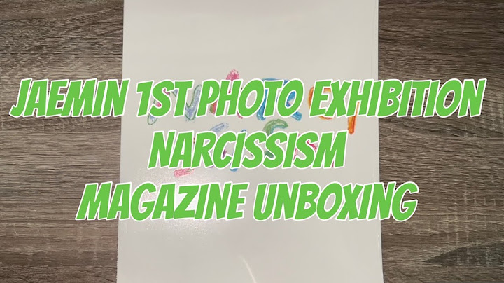 “Narcissism” Jaemin (NCT Dream) 1st Photo Exhibition MD - Magazine [UNBOXING]