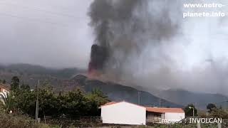 Eruption du volcan Cumbre Vieja (Canaries) 19-21/09/2021