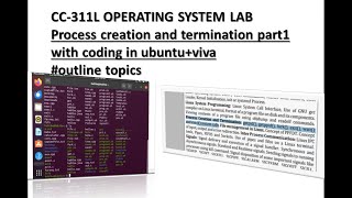 process creation and termination| getpid(),getppid(),fork() |CC-311L |OS|@InnovateiTzoneofficial