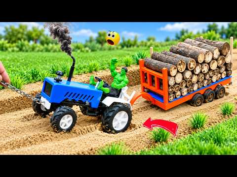 DIY Mini Heavy Truck Carries a Huge Load of Wood | Science Project