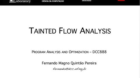 Tainted Flow Analysis - Part 1