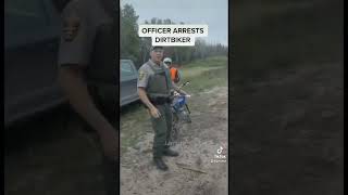 Police set a Trap for Dirt Biker!