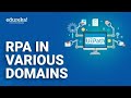 RPA in various Domains  | RPA Use Cases | Robotic Process Automation | Edureka | RPA Rewind