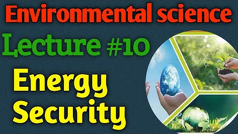 Environmental Science | Lecture #10 - Energy Security for CSS UPSC PMS
