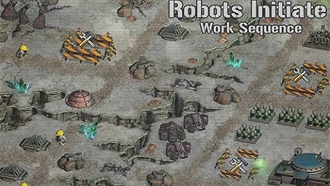 Robots Initiate Work Sequence • Robot Games • Mopixie.com