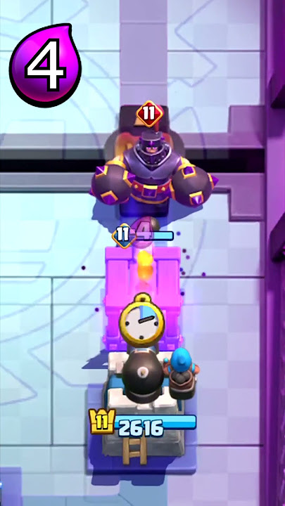 FULLY COUNTER EVOLVED MEGA KNIGHT WITH EVERY ELIXIR! #clashroyale #shorts