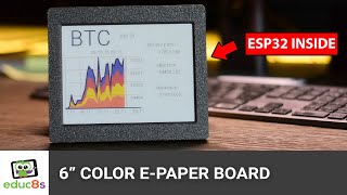 Inkplate 6Color - A color E-Paper display with ESP32