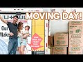 Family moving vlog  moving into our first house