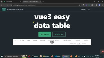 Vue3 Easy data table on nuxt project