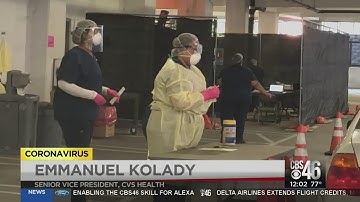 CVS Health opens drive-thru testing site