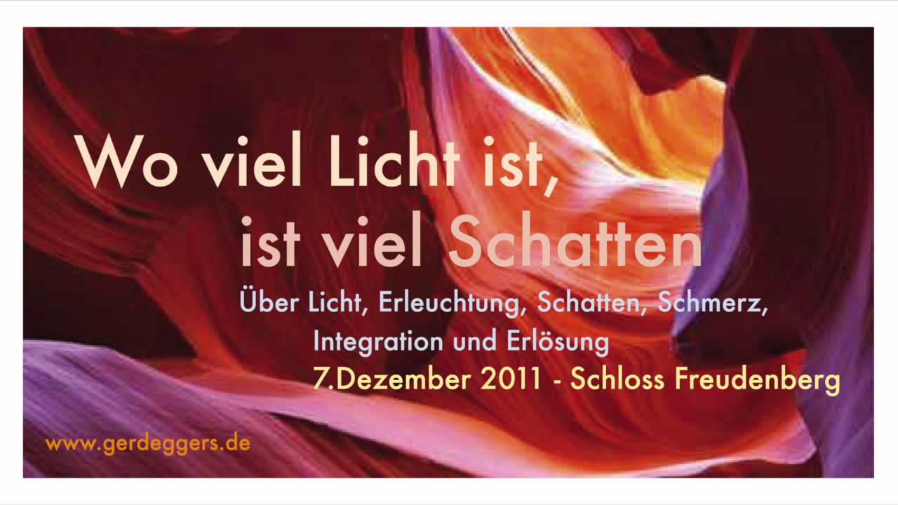 Wo Licht Ist Ist Auch Schatten Wo viel Licht ist, ist viel Schatten - YouTube