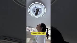 Ceiling leafless fan light, intelligent voice control, customizable multi-language