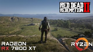 Red Dead Redemption 2 - RX 7800 XT - Ryzen 5 5600X - 1080p - 1440p - 4K