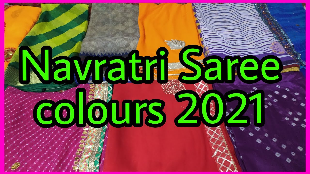 Navratri Colors 2023 | Navratri Colours 2023 | Navratri colours list 2023 -  YouTube