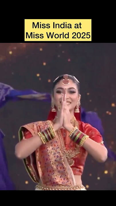 Miss India Nandini Gupta at Miss World 2025 Opening Ceremony!